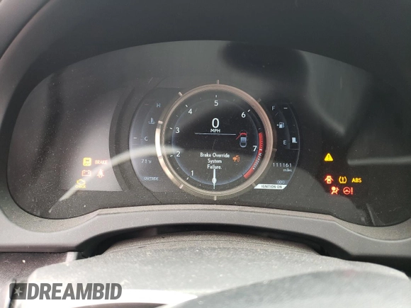 2016 Lexus RC 300 F Sport with VIN JTHSM5BC5G5000752, listed as a Copart auction lot 62030615 with 111,161 mi miles and Salvage title. Bid and sale history available at DreamBid. Image 9.