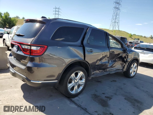 2014 Dodge Durango Limited z VIN 1C4SDJDT9EC394501, wystawiony jako Copart lot #58161754 z przebiegiem 86 066 mil mil oraz Czysty tytuł • Clean title. Historia ofert i sprzedaży dostępna na DreamBid. Obrazek 3.