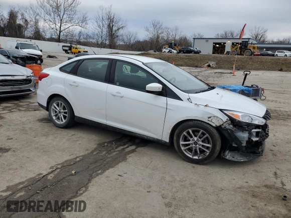 2018 Ford Focus SE with VIN 1FADP3F24JL294841, listed as a Copart auction lot 44730585 with 95,198 mi miles and Salvage Title. Bid and sale history available at carsss.com. Image 4.