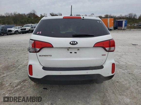 2015 Kia Sorento LX with VIN 5XYKT4A63FG652270, listed as a Copart auction lot 80194474 with 202,765 mi miles and Non Repairable. Bid and sale history available at DreamBid. Image 6.
