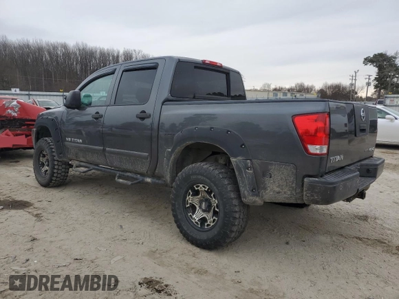 2010 Nissan Titan LE with VIN 1N6BA0ECXAN310425, listed as a Copart auction lot 88897755 with 132,467 mi miles and Salvage Title. Bid and sale history available at carsss.com. Image 2.