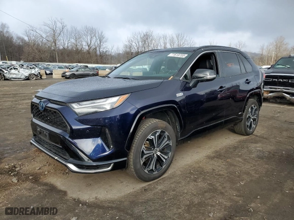 2022 Toyota RAV4 Prime XSE with VIN JTMFB3FV7ND079692, listed as a Copart auction lot 77619733 with 26,202 mi miles. Bid and sale history available at carsss.com. Image 1.