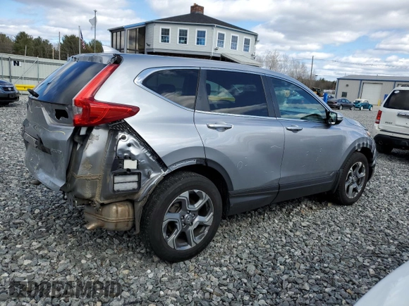 2017 Honda CR-V EX with VIN 5J6RW2H56HL062914, listed as a Copart auction lot 53535225 with 54,612 mi miles and Salvage Title. Bid and sale history available at carsss.com. Image 3.