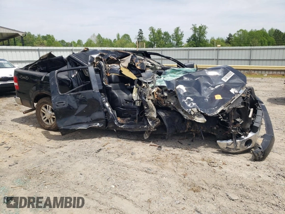 2008 Ford F-150 XLT with VIN 1FTPW14508FC15735, listed as a Copart auction lot 54190055 with Not provided miles and Clean title. Bid and sale history available at DreamBid. Image 4.