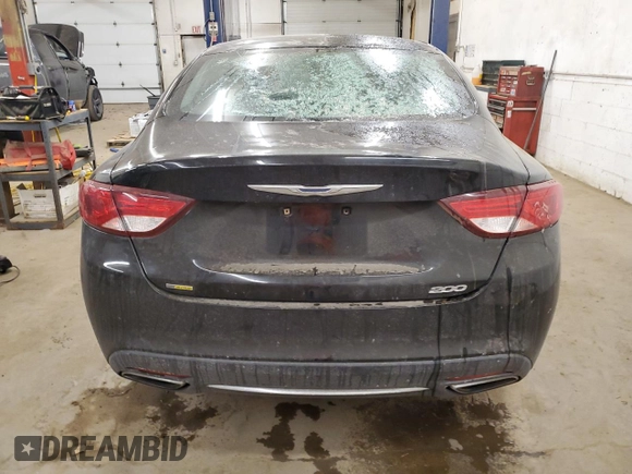 2015 Chrysler 200 Limited with VIN 1C3CCCAG7FN685096, listed as a Copart auction lot 83343374 with 189,299 mi miles and Non Repairable. Bid and sale history available at carsss.com. Image 6.
