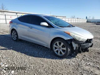 2011 Hyundai Elantra GLS with VIN 5NPDH4AE2BH051632, listed as a Copart auction lot 50066985 with 238,555 mi miles and Salvage Title. Bid and sale history available at carsss.com. Image 4.