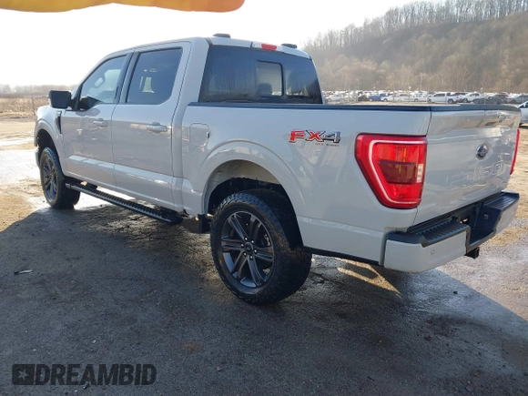 2023 Ford F-150 XL with VIN 1FTFW1E58PFB33406, listed as a IAAI auction lot 41768342 with 42,054 mi miles. Bid and sale history available at carsss.com. Image 3.