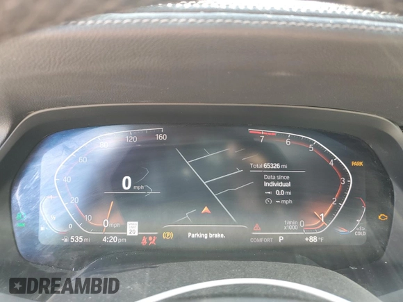 2020 BMW X5 sDrive40i with VIN 5UXCR4C09L9C69069, listed as a Copart auction lot 56543425 with 65,326 mi miles and Salvage Title. Bid and sale history available at DreamBid. Image 9.