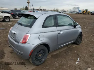 2015 FIAT 500 Pop with VIN 3C3CFFAR9FT541883, listed as a Copart auction lot 55411125 with 86,583 mi miles and Salvage title. Bid and sale history available at DreamBid. Image 3.