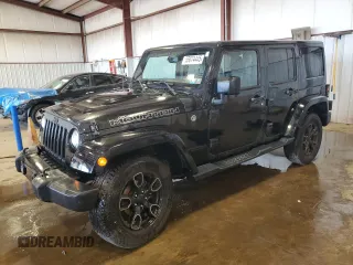 2017 Jeep Wrangler Unlimited Sahara with VIN 1C4HJWEG9HL639562, listed as a Copart auction lot 55074445 with 112,225 mi miles and Salvage title. Bid and sale history available at DreamBid. Image 1.