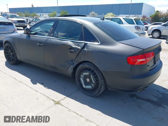 2013 Audi A4 Premium with VIN WAUAFAFL8DN037541, listed as a IAAI auction lot 41949550 with 0 mi miles. Bid and sale history available at carsss.com. Image 3.