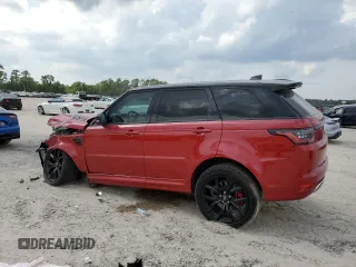 2022 Land Rover Range Rover Sport SVR with VIN SALWZ2RE6NA219923, listed as a Copart auction lot 72841544 with 48,211 mi miles and Salvage Title. Bid and sale history available at DreamBid. Image 2.