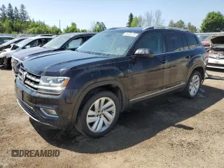 2018 Volkswagen Atlas SEL with VIN 1V2MR2CA5JC530812, listed as a Copart auction lot 60638135 with 260,790 mi miles and Salvage title. Bid and sale history available at DreamBid. Image 1.