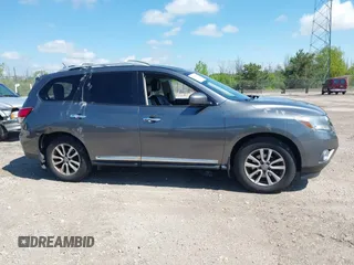 2015 Nissan Pathfinder Platinum with VIN 5N1AR2MM5FC714812, listed as a IAAI auction lot 42373778 with 100,356 mi miles and . Bid and sale history available at DreamBid. Image 13.