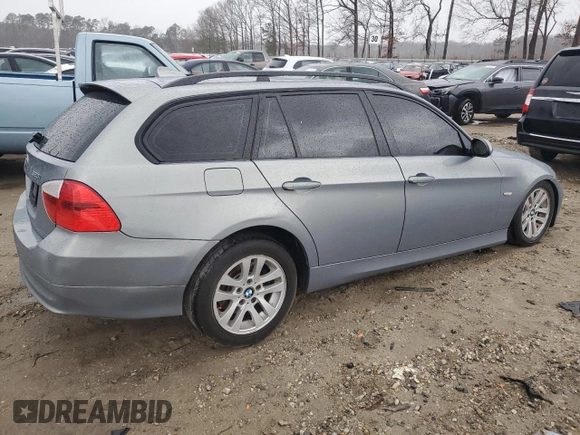 2007 BMW 3 Series 328i with VIN WBAVS13577FX15083, listed as a Copart auction lot 47863085 with 311,632 mi miles and Clean Title. Bid and sale history available at carsss.com. Image 3.