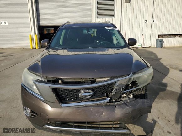 2016 Nissan Pathfinder S with VIN 5N1AR2MN1GC627211, listed as a Copart auction lot 84435404 with 127692 miles and Salvage Title. Bid and sale history available at carsss.com. Image 5.