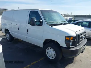 2009 Ford Econoline Cargo Commercial with VIN 1FTNE14W09DA62046, listed as a IAAI auction lot 41605647 with 100,622 mi miles and . Bid and sale history available at DreamBid. Image 1.