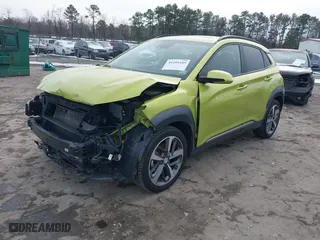2020 Hyundai Kona Ultimate with VIN KM8K5CA5XLU520690, listed as a IAAI auction lot 41292445 with 64,724 mi miles. Bid and sale history available at carsss.com. Image 17.