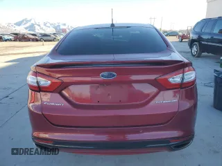 2015 Ford Fusion Titanium with VIN 3FA6P0K98FR132357, listed as a Copart auction lot 47213235 with 0 mi miles and Salvage Title. Bid and sale history available at carsss.com. Image 6.