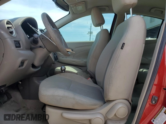 2015 Nissan Versa SV with VIN 3N1CN7APXFL867889, listed as a Copart auction lot 49712155 with 105,496 mi miles and Salvage Title. Bid and sale history available at carsss.com. Image 7.