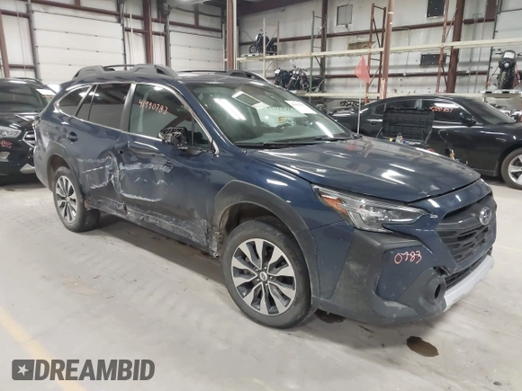 2023 Subaru Outback Limited XT with VIN 4S4BTGND7P3187908, listed as a IAAI auction lot 41990783 with 33,480 mi miles and . Bid and sale history available at DreamBid. Image 1.