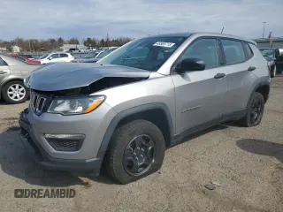 2019 Jeep Compass Sport с VIN 3C4NJDAB4KT775160, выставлен на аукционе Copart как лот 48569715 с пробегом 193 388 миль миль и Списание • Salvage title. История ставок и продаж доступна на DreamBid. Изображение 1.