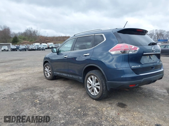 2015 Nissan Rogue SL with VIN 5N1AT2MV8FC770141, listed as a IAAI auction lot 42039465 with 98,920 mi miles and . Bid and sale history available at DreamBid. Image 3.