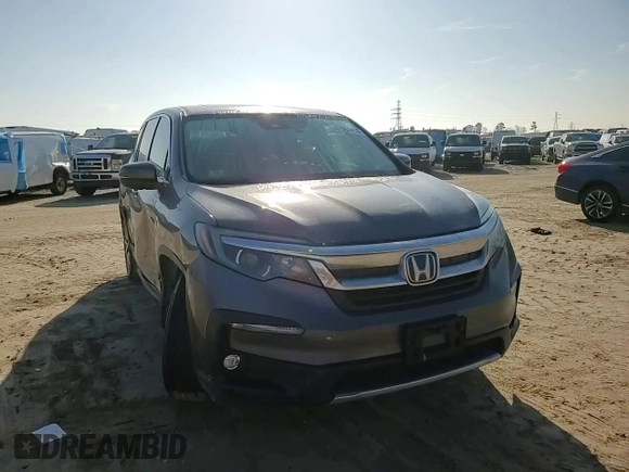2021 Honda Pilot EX-L with VIN 5FNYF5H58MB001760, listed as a Copart auction lot 47061455 with 62,789 mi miles and Salvage Title. Bid and sale history available at carsss.com. Image 12.