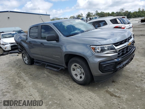 2021 Chevrolet Colorado 2WD Work Truck with VIN 1GCGSBEN1M1293514, listed as a Copart auction lot 72248054 with 84,783 mi miles and Salvage title. Bid and sale history available at DreamBid. Image 4.