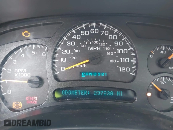 2005 Chevrolet Suburban LS with VIN 3GNEC16Z45G157758, listed as a IAAI auction lot 42408657 with 237,238 mi miles and . Bid and sale history available at DreamBid. Image 7.