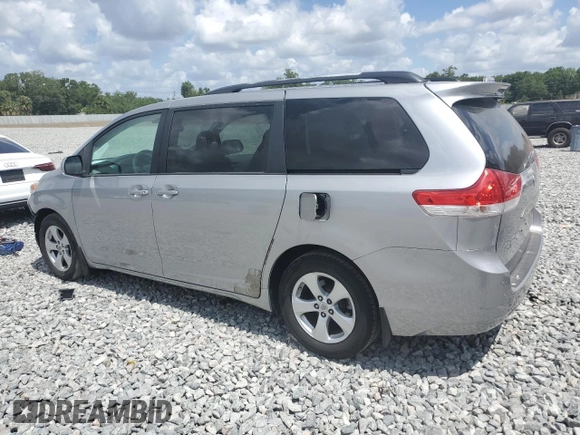 2011 Toyota Sienna LE AAS with VIN 5TDKK3DC1BS003465, listed as a Copart auction lot 54907365 with 165,241 mi miles and Salvage Title. Bid and sale history available at DreamBid. Image 2.