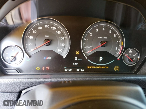 2017 BMW M4 with VIN WBS3U9C5XHP970849, listed as a Copart auction lot 51414864 with 50,190 mi miles. Bid and sale history available at carsss.com. Image 9.