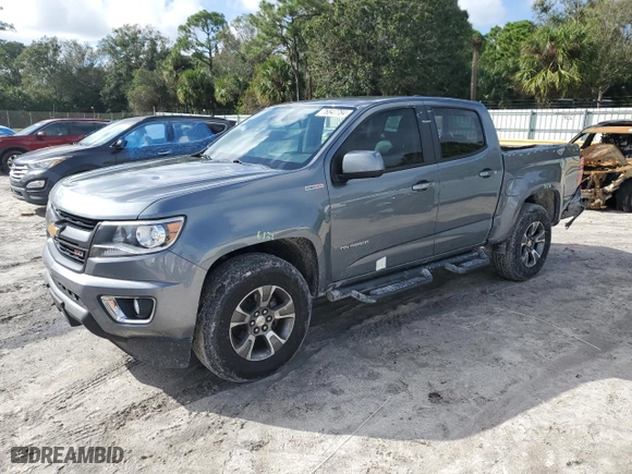 2019 Chevrolet Colorado 2WD Z71 with VIN 1GCGSDE10K1276693, listed as a Copart auction lot 76847784 with 80,872 mi miles and Salvage Title. Bid and sale history available at carsss.com. Image 1.