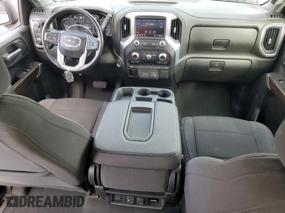 2021 GMC Sierra 1500 Elevation with VIN 1GTU9CED8MZ345170, listed as a Copart auction lot 44020005 with 45,566 mi miles and Clean Title. Bid and sale history available at DreamBid. Image 8.