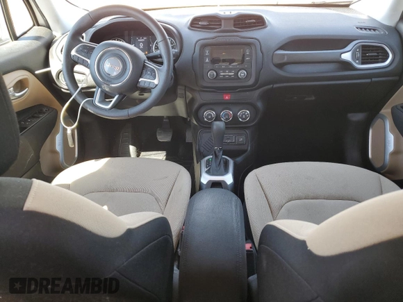 2017 Jeep Renegade Sport with VIN ZACCJAAB2HPF93866, listed as a Copart auction lot 50313915 with 82,444 mi miles and Salvage Title. Bid and sale history available at DreamBid. Image 8.