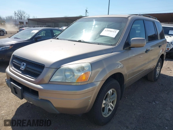 2004 Honda Pilot EX with VIN 2HKYF18464H599512, listed as a IAAI auction lot 42098213 with 224,054 mi miles and . Bid and sale history available at DreamBid. Image 2.