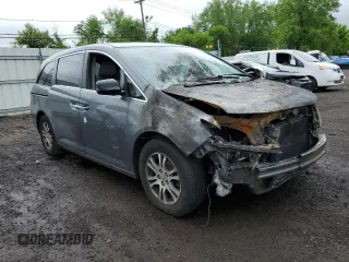 2013 Honda Odyssey EX-L with VIN 5FNRL5H6XDB036239, listed as a Copart auction lot 56377435 with Not provided miles and Salvage title. Bid and sale history available at DreamBid. Image 4.