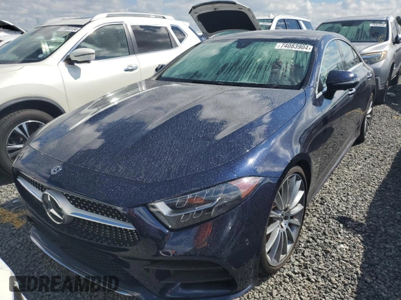 2020 Mercedes-Benz CLS with VIN WDD2J5JB6LA051168, listed as a Copart auction lot 74083904 with 0 mi miles and Non Repairable. Bid and sale history available at carsss.com. Image 5.