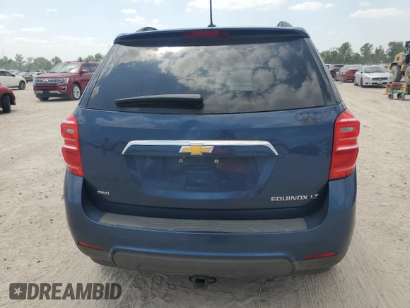 2016 Chevrolet Equinox LT with VIN 2GNFLFEK7G6333366, listed as a Copart auction lot 53390835 with 109,916 mi miles and Clean Title. Bid and sale history available at carsss.com. Image 6.