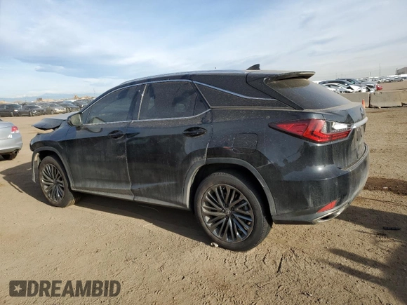 2022 Lexus RX 350 with VIN 2T2HZMDA4NC335287, listed as a Copart auction lot 49436285 with 41,411 mi miles and Salvage Title. Bid and sale history available at DreamBid. Image 2.