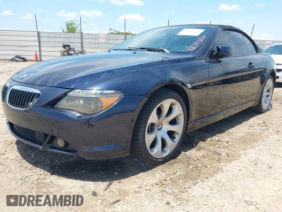 2006 BMW 6 Series 650Ci z VIN WBAEK13486CN75522, wystawiony jako IAAI lot #42343754 z przebiegiem Nie podano mil oraz . Historia ofert i sprzedaży dostępna na DreamBid. Obrazek 2.