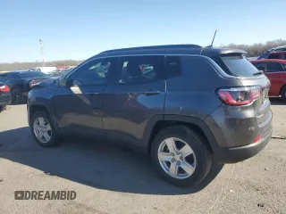 2022 Jeep Compass Latitude with VIN 3C4NJDBB2NT102421, listed as a Copart auction lot 48374025 with Not Provided miles and Salvage Title. Bid and sale history available at DreamBid. Image 2.