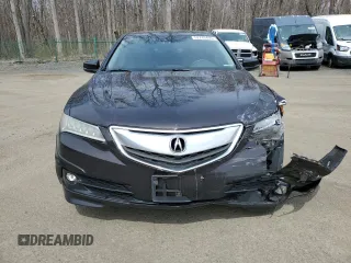 2015 Acura TLX V6 Tech with VIN 19UUB2F52FA019566, listed as a Copart auction lot 52749495 with 145,965 mi miles and Salvage Title. Bid and sale history available at carsss.com. Image 5.