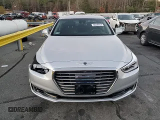 2019 Genesis G90 3.3T Premium with VIN KMTF34JA1KU064271, listed as a Copart auction lot 80226934 with 95,670 mi miles and Salvage Title. Bid and sale history available at carsss.com. Image 5.