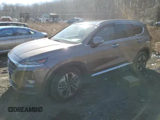 2019 Hyundai Santa Fe Limited with VIN 5NMS53AA6KH103431, listed as a Copart auction lot 44368625 with 77,635 mi miles and Salvage Title. Bid and sale history available at carsss.com. Image 1.