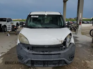 2017 Ram ProMaster City Cargo Tradesman with VIN ZFBERFAB5H6D29435, listed as a Copart auction lot 61988835 with 207,755 mi miles and Salvage title. Bid and sale history available at DreamBid. Image 5.
