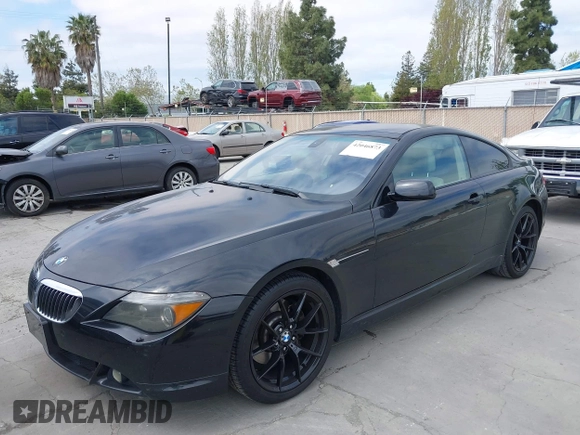 2006 BMW 6 Series 650Ci with VIN WBAEH13436CR50523, listed as a IAAI auction lot 42046873 with 111,765 mi miles. Bid and sale history available at carsss.com. Image 6.