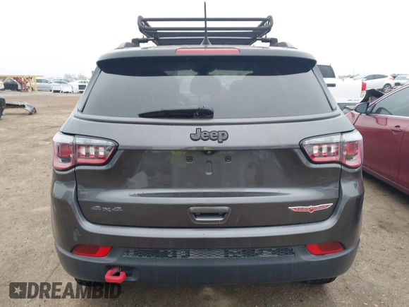 2019 Jeep Compass Trailhawk with VIN 3C4NJDDB1KT739938, listed as a IAAI auction lot 41411173 with 140,396 mi miles and . Bid and sale history available at carsss.com. Image 16.