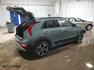 2023 Kia Niro EX with VIN KNDCR3LE6P5080719, listed as a Copart auction lot 42333635 with 22,017 mi miles and Salvage Title. Bid and sale history available at carsss.com. Image 3.