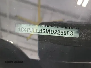 2021 Jeep Cherokee Latitude Plus z VIN 1C4PJLLB5MD223983, wystawiony jako IAAI lot #42741294 z przebiegiem 49 704 mil mil oraz . Historia ofert i sprzedaży dostępna na DreamBid. Obrazek 8.
